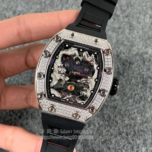RichardMille手錶 RM57-01龍飛鳳舞系列 理查德米勒機械男表 理查德米勒高端男士腕表  hds1513